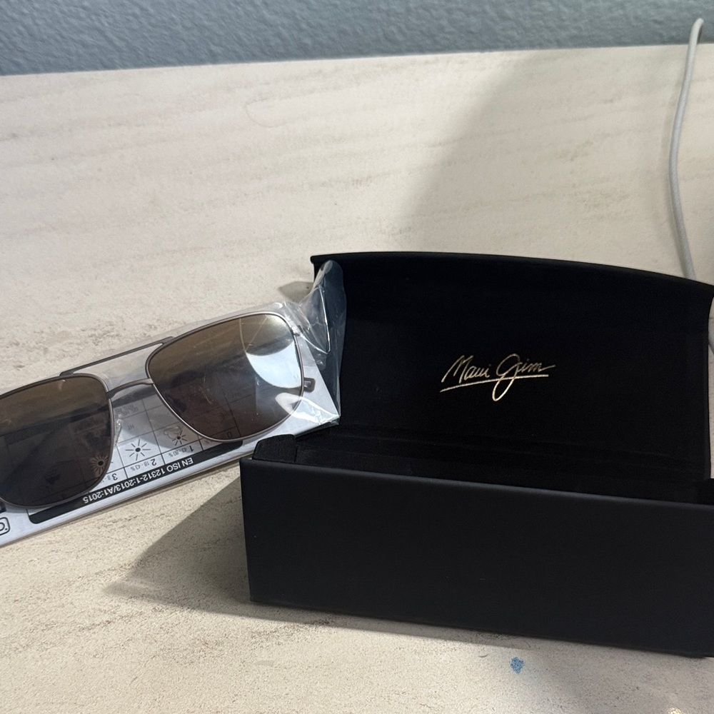 Maui Jim Sunglasses with Black and Silver Accents